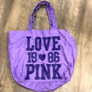 Victoria secret pink cotton bag